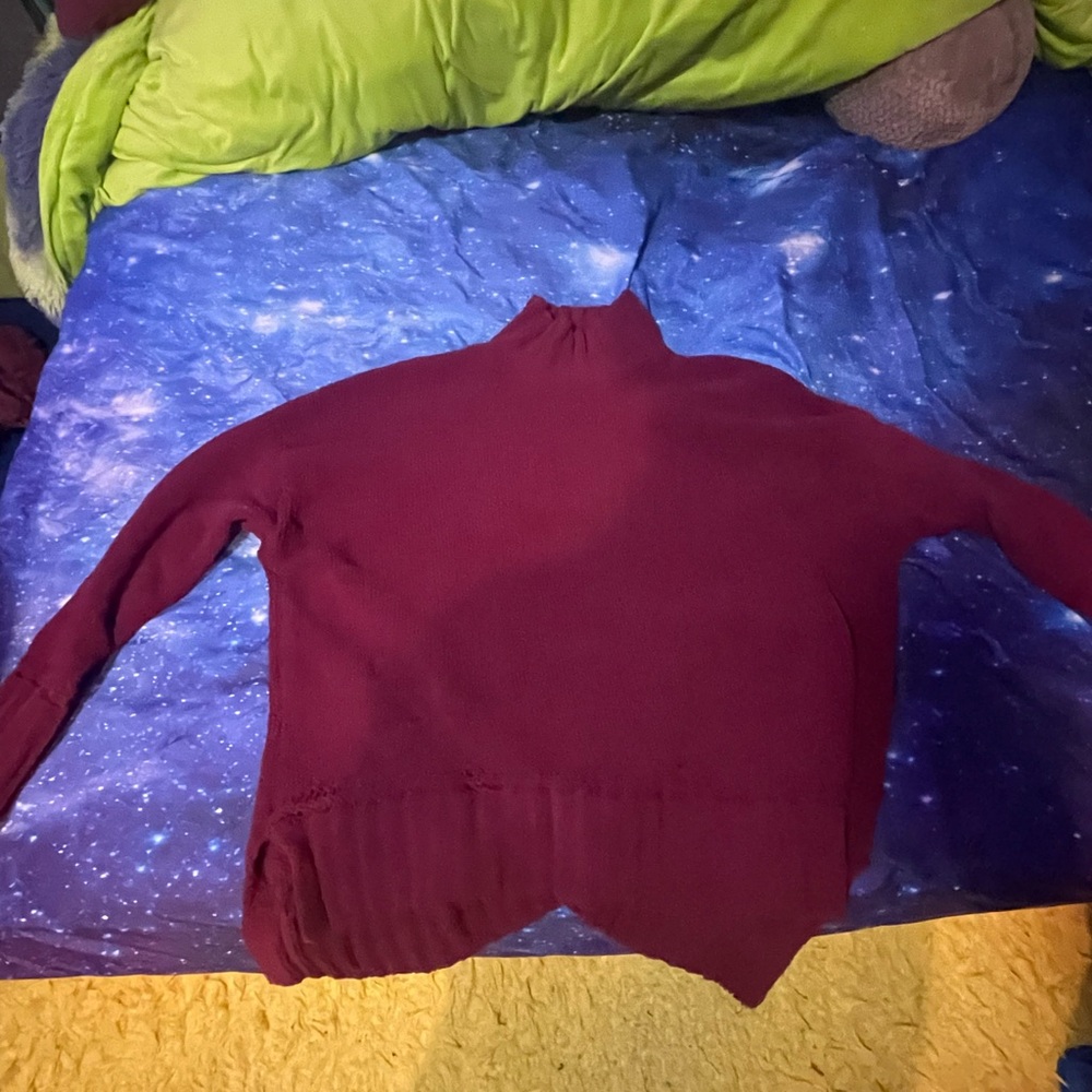 NWT!!! Women’s New Directions Burgundy Turtleneck Sweater - Size PL💥